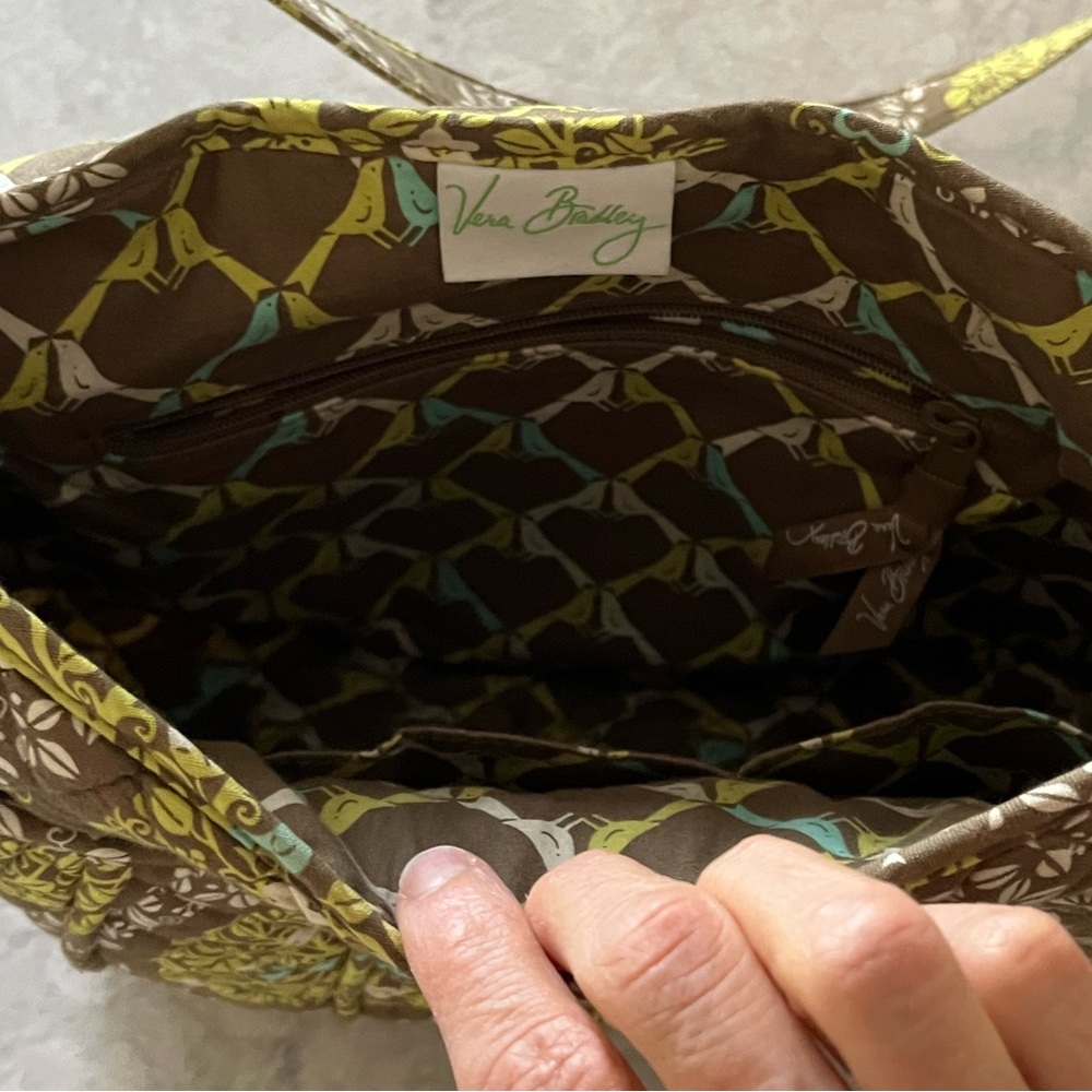 Vera Bradley Saddle Up Crossbody Bag in Retired “Sittin’ Pretty in a Tree” - Picture 4 of 9